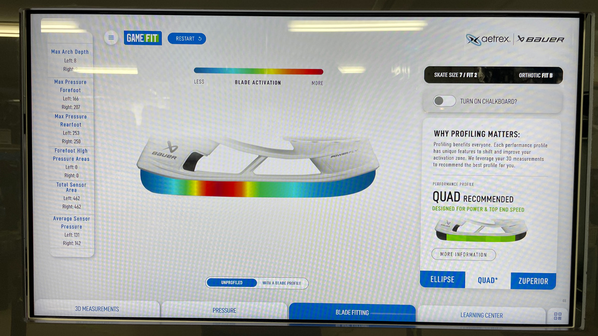 Bauer FITLABの診断結果